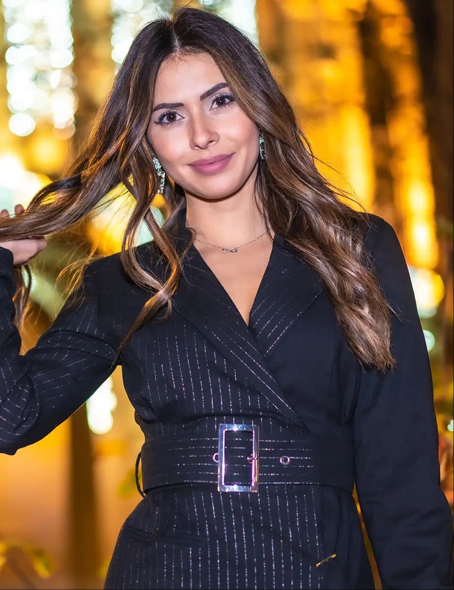 Professional woman in coat